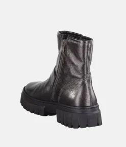 Gabor Gorgeous Metallic Buckle Ankle Boots