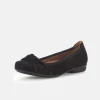 Gabor Plush Black Knot Slip On Shoe