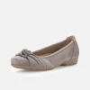 Gabor Plush Grey Knot Slip On Shoe