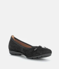 Gabor Plush Suede Ballet Flats