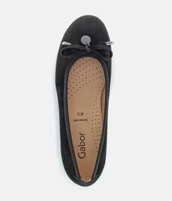 Gabor Plush Suede Ballet Flats