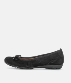 Gabor Plush Suede Ballet Flats