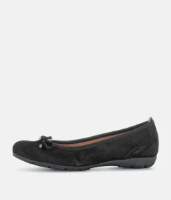 Gabor Plush Suede Ballet Flats