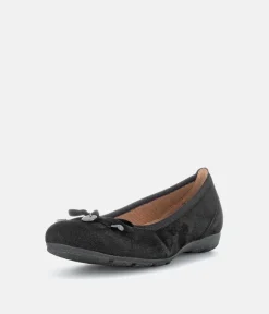 Gabor Plush Suede Ballet Flats