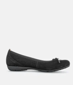 Gabor Plush Suede Ballet Flats