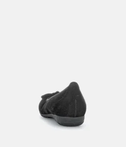 Gabor Plush Suede Ballet Flats