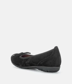 Gabor Plush Suede Ballet Flats