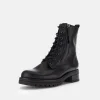 Gabor Premium Black Leather Ankle Boots