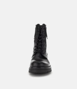 Gabor Premium Black Leather Ankle Boots