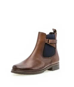 Gabor Premium Brown Leather Ankle Boots