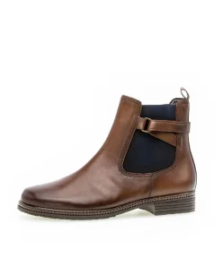 Gabor Premium Brown Leather Ankle Boots