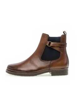 Gabor Premium Brown Leather Ankle Boots