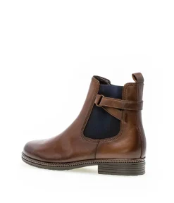 Gabor Premium Brown Leather Ankle Boots