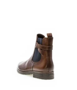 Gabor Premium Brown Leather Ankle Boots