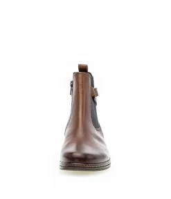 Gabor Premium Brown Leather Ankle Boots