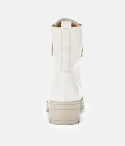 Gabor Pretty Ivory Double Zip Ankle Boots