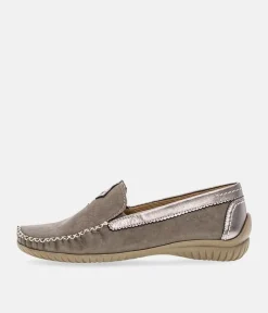 Gabor Soft Beige Sporty Mocassin