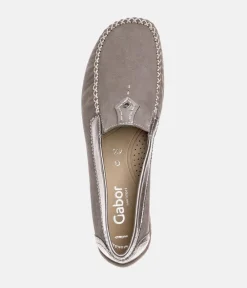 Gabor Soft Beige Sporty Mocassin