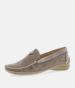 Gabor Soft Beige Sporty Mocassin