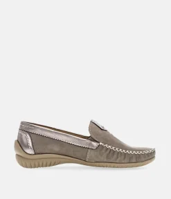 Gabor Soft Beige Sporty Mocassin