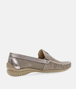 Gabor Soft Beige Sporty Mocassin