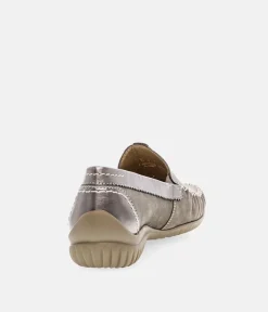 Gabor Soft Beige Sporty Mocassin