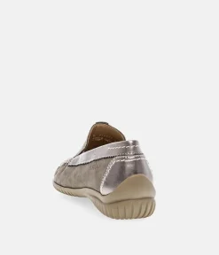 Gabor Soft Beige Sporty Mocassin