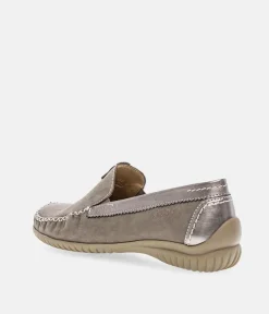 Gabor Soft Beige Sporty Mocassin
