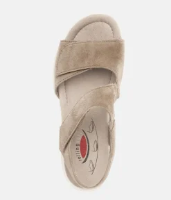 Gabor Sporty Beige Rolling Soft Walking Sandals