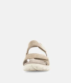 Gabor Sporty Beige Rolling Soft Walking Sandals