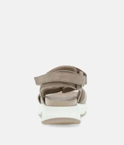 Gabor Sporty Beige Rolling Soft Walking Sandals
