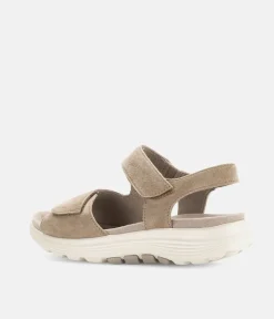 Gabor Sporty Beige Rolling Soft Walking Sandals