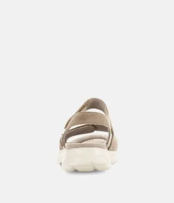 Gabor Sporty Beige Rolling Soft Walking Sandals