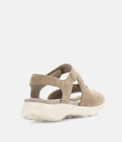 Gabor Sporty Beige Rolling Soft Walking Sandals