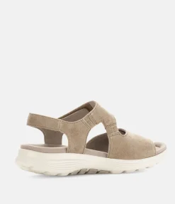 Gabor Sporty Beige Rolling Soft Walking Sandals