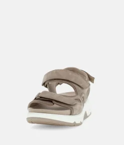 Gabor Sporty Beige Rolling Soft Walking Sandals
