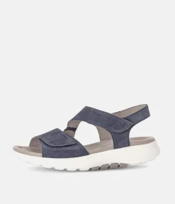 Gabor Sporty Blue Rolling Soft Walking Sandals