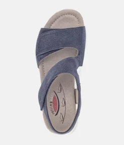 Gabor Sporty Blue Rolling Soft Walking Sandals