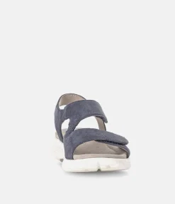 Gabor Sporty Blue Rolling Soft Walking Sandals