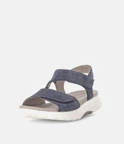 Gabor Sporty Blue Rolling Soft Walking Sandals