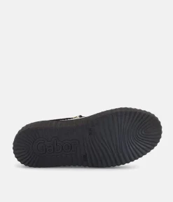 Gabor Sporty Luxe Black Bumblebee Sneaker