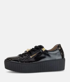 Gabor Sporty Luxe Black Bumblebee Sneaker