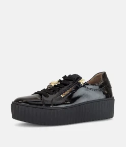 Gabor Sporty Luxe Black Bumblebee Sneaker
