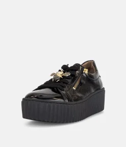 Gabor Sporty Luxe Black Bumblebee Sneaker