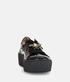 Gabor Sporty Luxe Black Bumblebee Sneaker