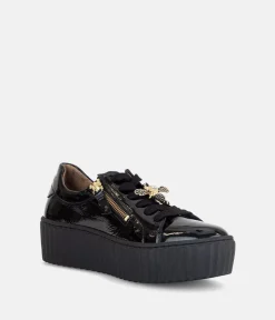 Gabor Sporty Luxe Black Bumblebee Sneaker