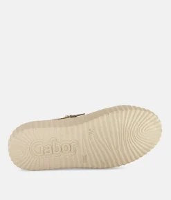 Gabor Sporty Luxe Caramel Patent Sneaker