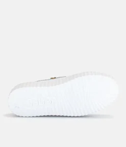 Gabor Sporty Luxe White Bumblebee Sneaker