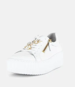 Gabor Sporty Luxe White Sneaker