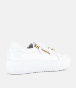 Gabor Sporty Luxe White Sneaker